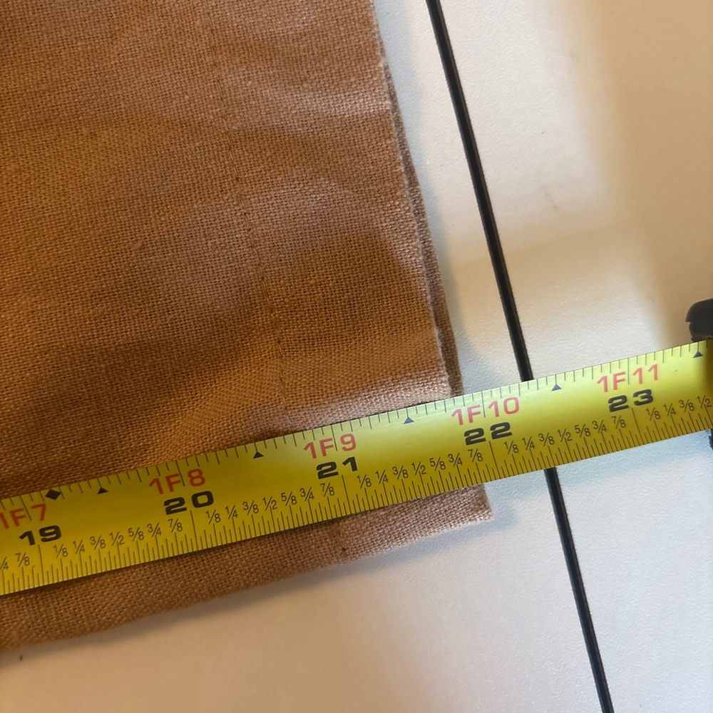 Forever 21 Caramel Brown Cropped Pants w/Elastic Waist/Belt - Size M - Picture 5 of 7